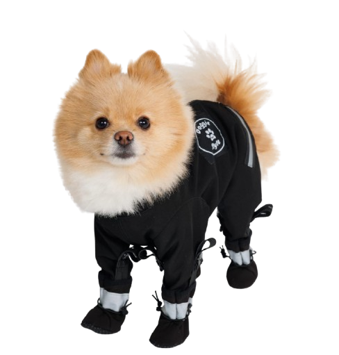 Dog boots, attach to the vest (set of 4)