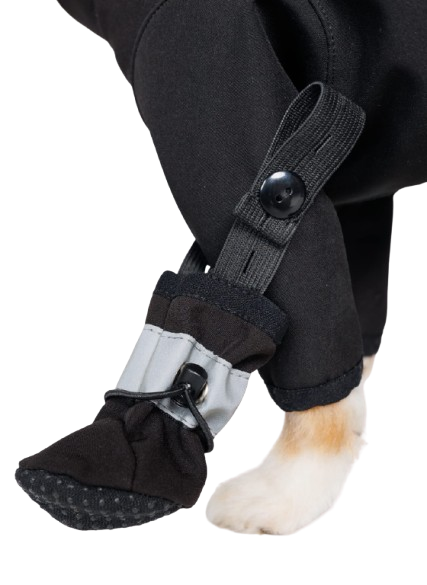Dog boots, attach to the vest (set of 4)