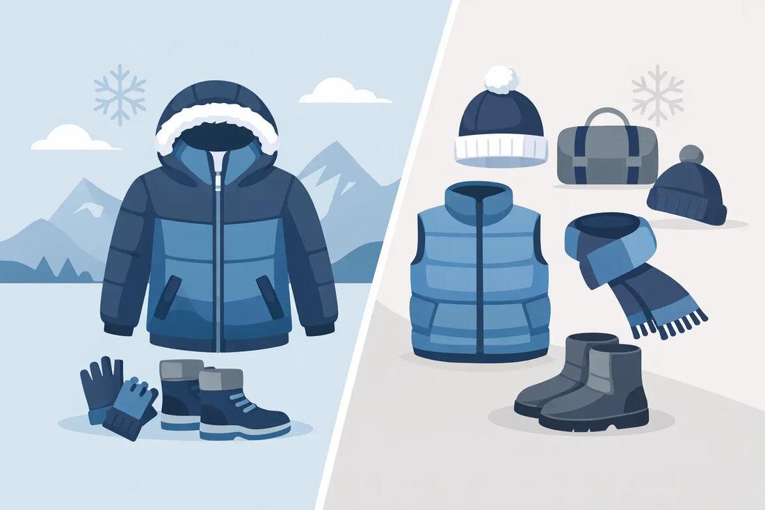 Manteau intégré versus accessoires séparés
