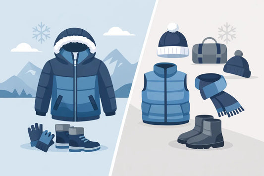 Manteau intégré versus accessoires séparés