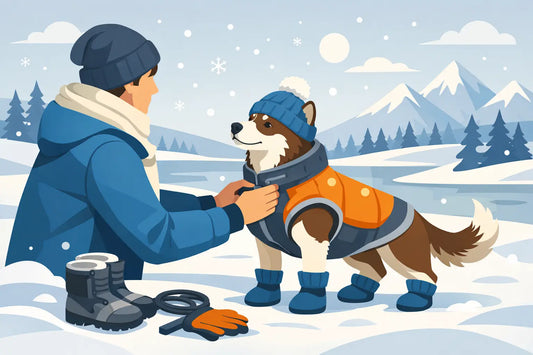 Comment préparer son chien à une sortie hivernale