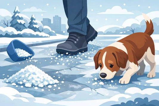 Sel de déglaçage dangereux pour chien ?