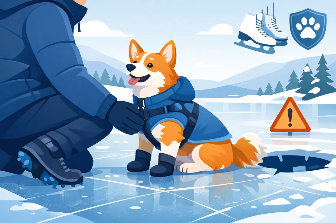 Comment protéger son chien sur la glace