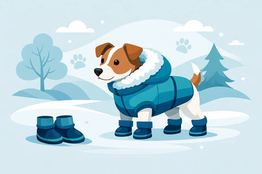Ensemble manteau et bottes pour chien