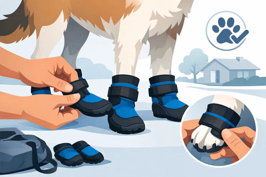 Comment empêcher les bottes de chien de tomber