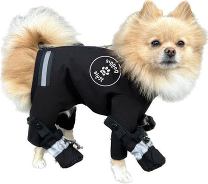 Bottes pour chien,s'attachent à la veste (ensemble de 4) - Doggie Wear Style