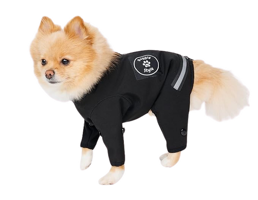 Water resistant Dog coat without boots 
